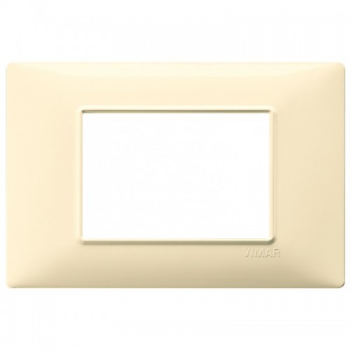 Vimar Plana Abdeckrahmen 3 Module Farbe Creme 14653.04 Vimar Plana Abdeckrahmen 3 Module Farbe Creme 14653.04