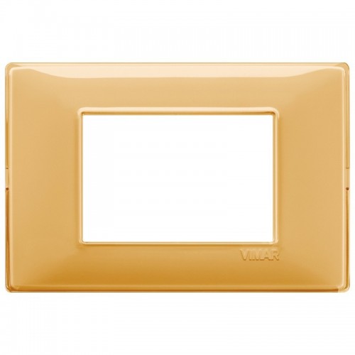 Vimar Plana Abdeckrahmen 3 Module Farbe Bernstein 14653.43 Vimar Plana Abdeckrahmen 3 Module Farbe Bernstein 14653.43