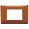 Vimar Plana Abdeckrahmen 3 Module Farbe Tabak 14653.49 Vimar Plana Abdeckrahmen 3 Module Farbe Tabak 14653.49