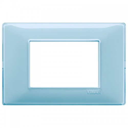 Vimar Plana Abdeckrahmen 3 Module Farbe Wasser 14653.45 Vimar Plana Abdeckrahmen 3 Module Farbe Wasser 14653.45