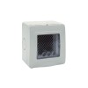 Kasten Stehend, mit klappe, Ave System 44 schutzart IP55 für 2 Module 44ST02 Kasten Stehend, mit klappe, Ave System 44 schutzart IP55 für 2 Module 44ST02