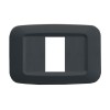 Abdeckrahmen Ave in technopolymer Yes 45 1 Module grau noir 45PY01GN Abdeckrahmen Ave in technopolymer Yes 45 1 Module grau noir 45PY01GN