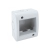Luftdichten behälter für die Serie Ave System 45 IP40 2 Module 45Q42 Luftdichten behälter für die Serie Ave System 45 IP40 2 Module 45Q42
