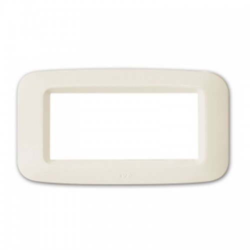 Abdeckrahmen Ave in technopolymer Yes 45 4 Module, weiß glänzend Blanc 45PY04BP Abdeckrahmen Ave in technopolymer Yes 45 4 Module, weiß glänzend Blanc 45PY04BP