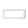 Abdeckrahmen aus kunststoff Ave Banquise-System 45 6 Module, Weiß, glänzend, 45PY06BB Abdeckrahmen aus kunststoff Ave Banquise-System 45 6 Module, Weiß, glänzend, 45PY06BB