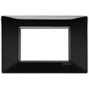 Vimar Plana Abdeckrahmen 3 Module Farbe Schwarz 14653.05 Vimar Plana Abdeckrahmen 3 Module Farbe Schwarz 14653.05