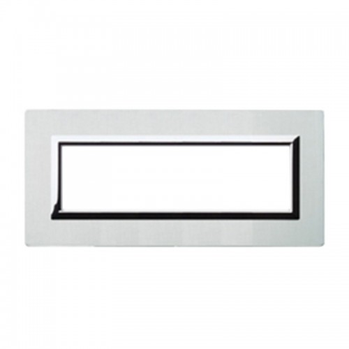 Ave Vera Abdeckrahmen System 44 in Aluminium 7 Module natur gebürstetes Aluminium 44PA7ALS Ave Vera Abdeckrahmen System 44 in Aluminium 7 Module natur gebürstetes Aluminium 44PA7ALS