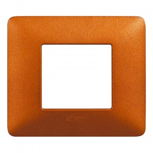 Bticino Matix Abdeckrahmen 2 Module Farbe rote Erde AM4802TRT Bticino Matix Abdeckrahmen 2 Module Farbe rote Erde AM4802TRT