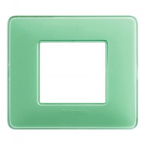 Bticino Matix Abdeckrahmen 2 Module Farbe Grüntee AM4802CVC Bticino Matix Abdeckrahmen 2 Module Farbe Grüntee AM4802CVC