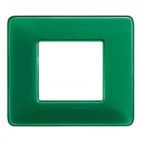 Bticino Matix Abdeckrahmen 2 Module Farbe Smaragd AM4802CVS Bticino Matix Abdeckrahmen 2 Module Farbe Smaragd AM4802CVS