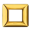 Bticino Matix Abdeckrahmen 2 Module Farbe Gold Glänzend AM4802GOR Bticino Matix Abdeckrahmen 2 Module Farbe Gold Glänzend AM4802GOR