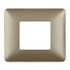 Bticino Matix Abdeckrahmen 2 Module Farbe Titanium AM4802MTA Bticino Matix Abdeckrahmen 2 Module Farbe Titanium AM4802MTA