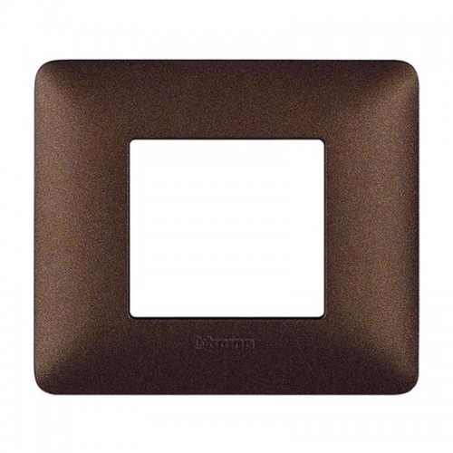 Bticino Matix Abdeckrahmen 2 Module Farbe Kaffeebraun AM4802TGG Bticino Matix Abdeckrahmen 2 Module Farbe Kaffeebraun AM4802TGG