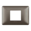 Bticino Matix Abdeckrahmen 2 zentrierte Module Farbe Iron AM4819MIR Bticino Matix Abdeckrahmen 2 zentrierte Module Farbe Iron AM4819MIR