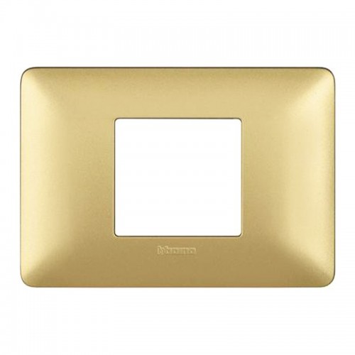 Bticino Matix Abdeckrahmen 2 zentrierte Module Farbe Gold AM4819MGL Bticino Matix Abdeckrahmen 2 zentrierte Module Farbe Gold AM4819MGL