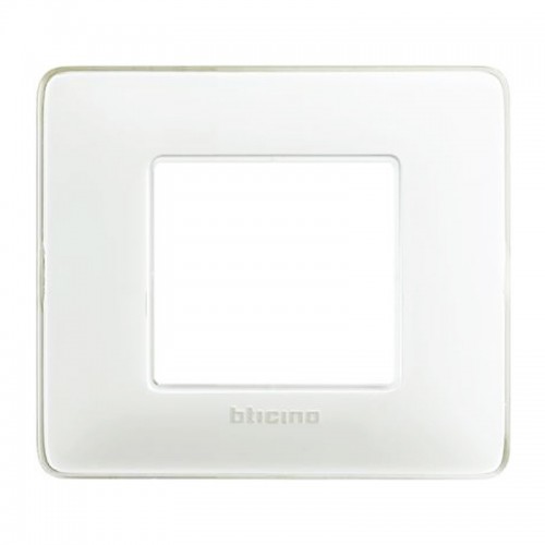 Bticino Matix Abdeckrahmen 2 Module Farbe Eis AM4802CBN Bticino Matix Abdeckrahmen 2 Module Farbe Eis AM4802CBN