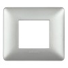 Bticino Matix Abdeckrahmen 2 Module Farbe Silber AM4802MSL Bticino Matix Abdeckrahmen 2 Module Farbe Silber AM4802MSL