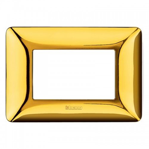 Bticino Matix Abdeckrahmen 3 Module Farbe Gold glänzend AM4803GOR Bticino Matix Abdeckrahmen 3 Module Farbe Gold glänzend AM4803GOR