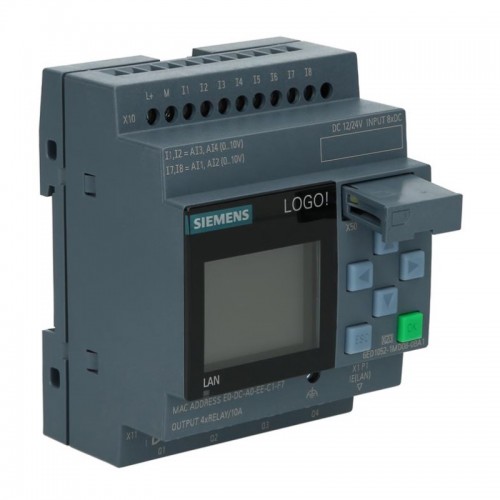 Siemens Logikmodul LOGO! 12/24RCE 8D 6ED10521MD080BA1