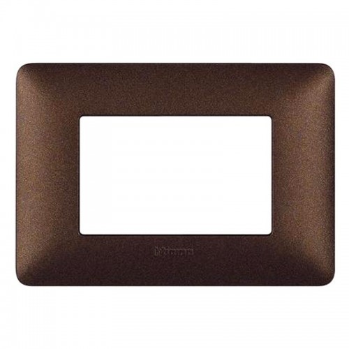 Bticino Matix Abdeckrahmen 3 Module Farbe Kaffeebraun AM4803TGG Bticino Matix Abdeckrahmen 3 Module Farbe Kaffeebraun AM4803TGG