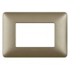 Bticino Matix Abdeckrahmen 3 Module Farbe Titanium AM4803MTA Bticino Matix Abdeckrahmen 3 Module Farbe Titanium AM4803MTA