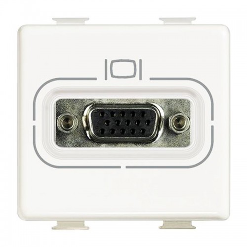 Bticino Matix HD15 VGA-Stecker Farbe Weiß AM4282 Bticino Matix HD15 VGA-Stecker Farbe Weiß AM4282