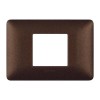 Bticino Matix Abdeckrahmen 2 zentrierte Module Farbe Kaffeebraun AM4819TGG Bticino Matix Abdeckrahmen 2 zentrierte Module Farbe Kaffeebraun AM4819TGG