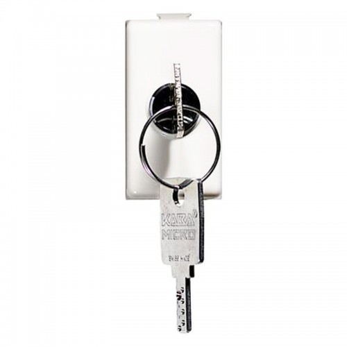 Bticino Matix Drehschalter mit Schlüssel 2P 10A NO AM5007P Bticino Matix Drehschalter mit Schlüssel 2P 10A NO AM5007P
