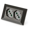 Fanton Eingebaute Mehrfachsteckdose Opera mit 2 universelle Steckdose 3 Mod. Grau 42101 Fanton Eingebaute Mehrfachsteckdose Opera mit 2 universelle Steckdose 3 Mod. Grau 42101