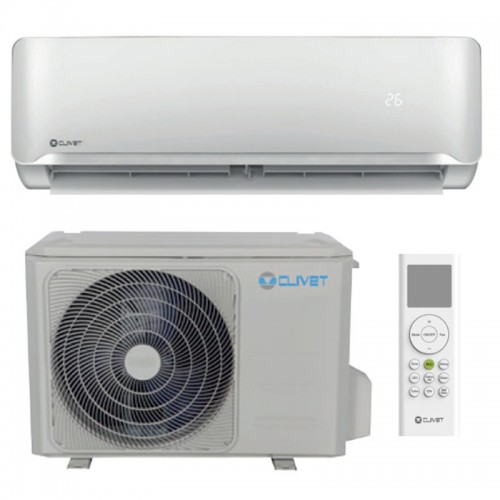 Clivet Essential 2 Klimaanlage 9000BTU 2,6 KW A++/A+ R32 mit Montage-KIT Clivet Essential 2 Klimaanlage 9000BTU 2,6 KW A++/A+ R32 mit Montage-KIT
