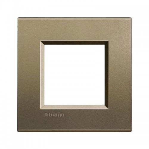 Bticino LivingLight Abdeckrahmen 2 Module square LNA4802SQ Bticino LivingLight Abdeckrahmen 2 Module square LNA4802SQ
