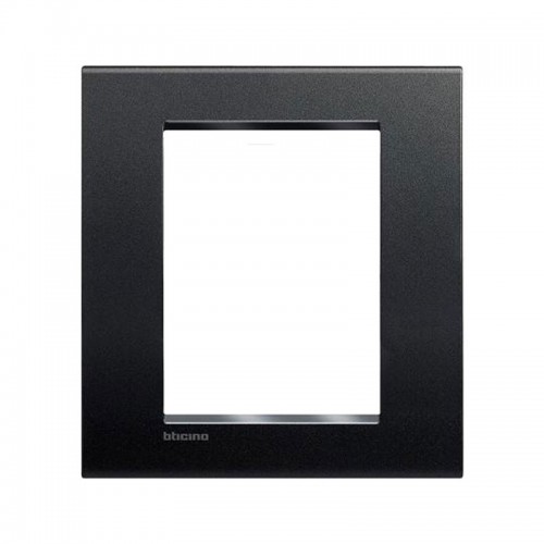 Platte Bticino LivingLight Quadra 3+3 Module anthrazit LNA4826AR Platte Bticino LivingLight Quadra 3+3 Module anthrazit LNA4826AR