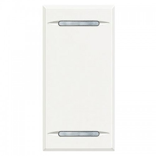 Tastenabdeckung 2 Funktionen 1 Modul Weiß Bticino Axolute HD4911 Tastenabdeckung 2 Funktionen 1 Modul Weiß Bticino Axolute HD4911