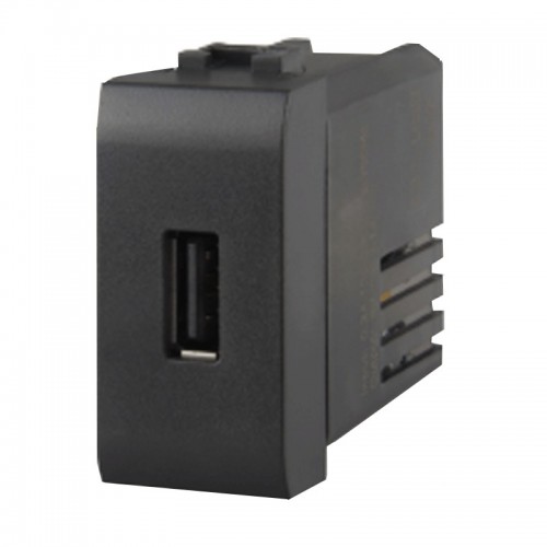 4box USB-Steckdose für Bticino Axolute anthrazit 2.1A 4B.HS.USB 4box USB-Steckdose für Bticino Axolute anthrazit 2.1A 4B.HS.USB