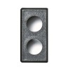 Adapter für TV-Steckdosen Demix Fracarro Bticino Axolute Schwarz 289740 Adapter für TV-Steckdosen Demix Fracarro Bticino Axolute Schwarz 289740