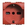Bticino Wohnraumleuchte schuko rot Fassung L4140/16R Bticino Wohnraumleuchte schuko rot Fassung L4140/16R