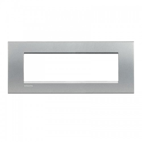 Bticino Livinglight Abdeckrahmen 7 Module Tech grau LNA4807TE Bticino Livinglight Abdeckrahmen 7 Module Tech grau LNA4807TE