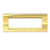 Bticino Livinglight Abdeckrahmen 7 Module gelb LNA4807OA Bticino Livinglight Abdeckrahmen 7 Module gelb LNA4807OA