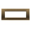 Bticino Livinglight Abdeckrahmen 7 Module Bronze poliert LNA4807BZ Bticino Livinglight Abdeckrahmen 7 Module Bronze poliert LNA4807BZ