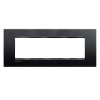 Bticino Livinglight Abdeckrahmen 7 Module anthrazitgrau LNA4807AR Bticino Livinglight Abdeckrahmen 7 Module anthrazitgrau LNA4807AR