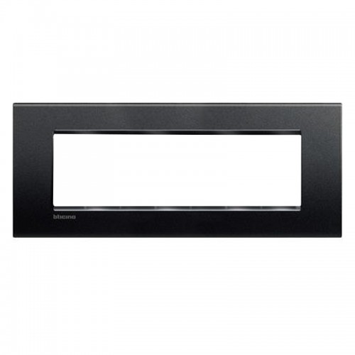 Bticino Livinglight Abdeckrahmen 7 Module anthrazitgrau LNA4807AR Bticino Livinglight Abdeckrahmen 7 Module anthrazitgrau LNA4807AR