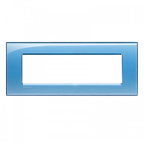 Bticino Livinglight Abdeckrahmen 7 Module tiefblau LNA4807AD Bticino Livinglight Abdeckrahmen 7 Module tiefblau LNA4807AD
