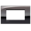 Bticino Livinglight Abdeckrahmen AIR 4 Module Zinn poliert LNC4804PT Bticino Livinglight Abdeckrahmen AIR 4 Module Zinn poliert LNC4804PT