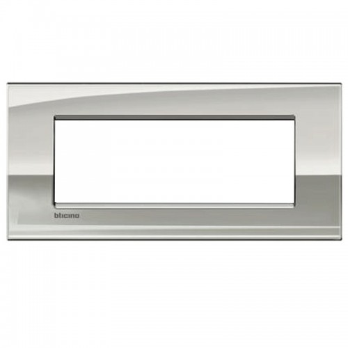 Bticino Livinglight Abdeckrahmen AIR 7 Module Palladium poliert LNC4807PL Bticino Livinglight Abdeckrahmen AIR 7 Module Palladium poliert LNC4807PL