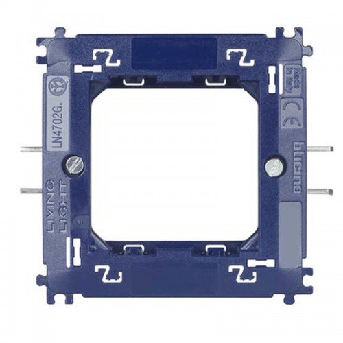 Bticino Livinglight Rahmen 2 Module mit Klammern LN4702G Bticino Livinglight Rahmen 2 Module mit Klammern LN4702G