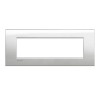 Bticino Livinglight Abdeckrahmen 7 Module mond silber LNA4807GL Bticino Livinglight Abdeckrahmen 7 Module mond silber LNA4807GL