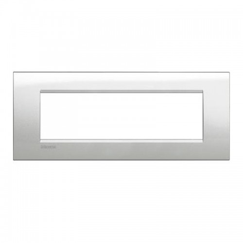 Bticino Livinglight Abdeckrahmen 7 Module mond silber LNA4807GL Bticino Livinglight Abdeckrahmen 7 Module mond silber LNA4807GL