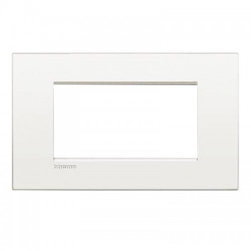 Bticino Livinglight Abdeckrahmen AIR 4 Module reinweiß LNC4804BN Bticino Livinglight Abdeckrahmen AIR 4 Module reinweiß LNC4804BN