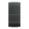 Bticino LivingLight Axialschalter 10A 1P anthrazit L4051N Bticino LivingLight Axialschalter 10A 1P anthrazit L4051N