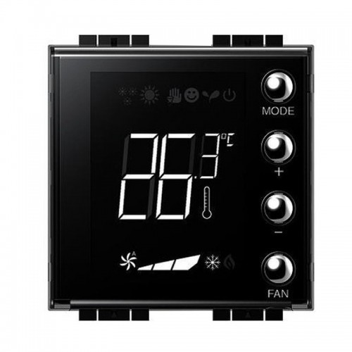 Bticino LivingLight Einbau-Thermostat hintergrundbeleuchtet 2 Module LN4691 Bticino LivingLight Einbau-Thermostat hintergrundbeleuchtet 2 Module LN4691